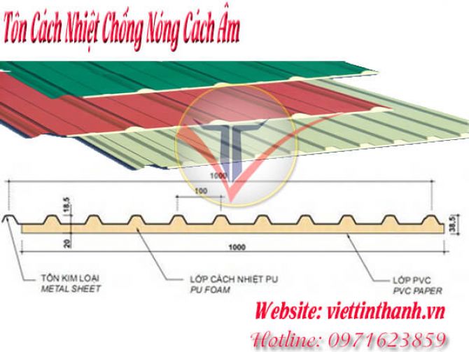 tôn pu chống nóng